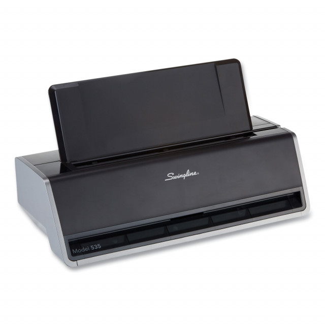 Swingline® 28-Sheet Commercial Electric Three-Hole Punch, 9/32
