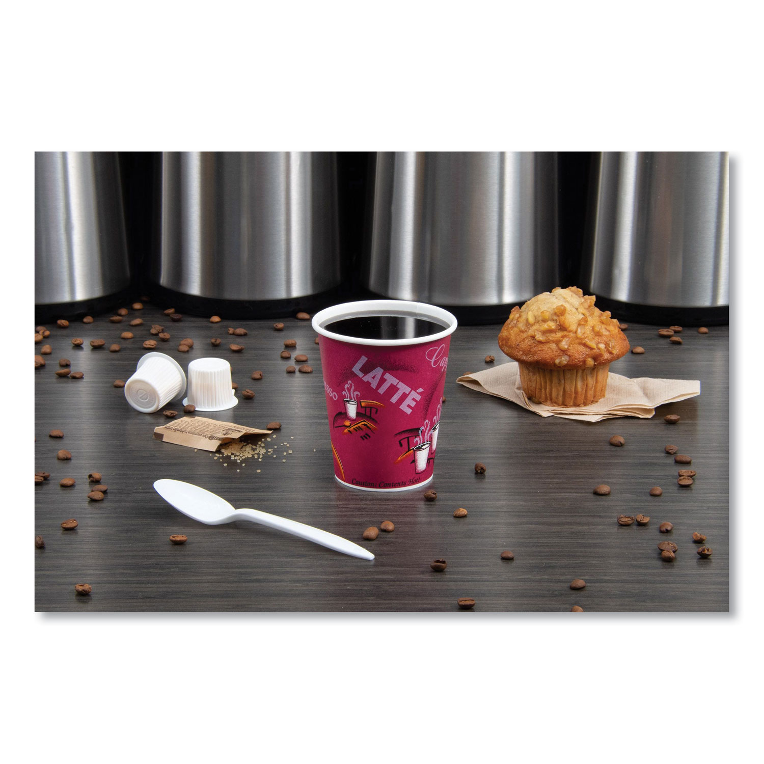 Solo Bistro Paper Hot Cups 16 oz Cafe Design 300/Case — Mountainside  Medical Equipment