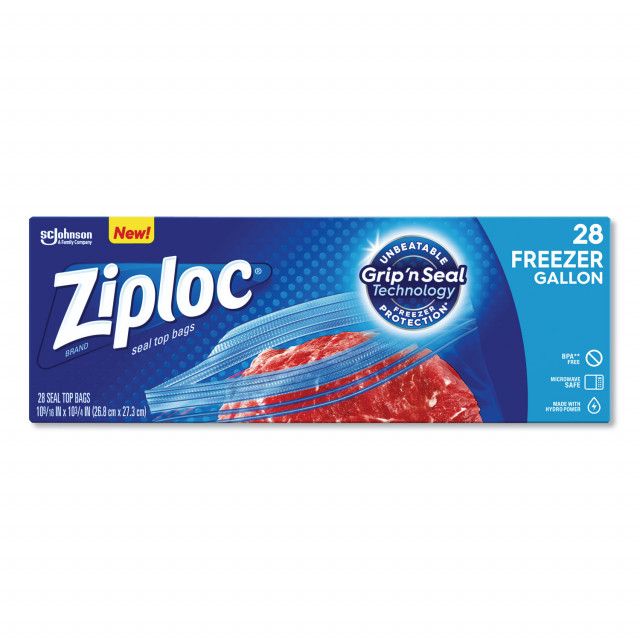 Zipper Freezer Bags, 1 gal, 2.7 mil, 9.6 Zipper Freezer Bags, 1 gal, 2.7 mil, 9.6