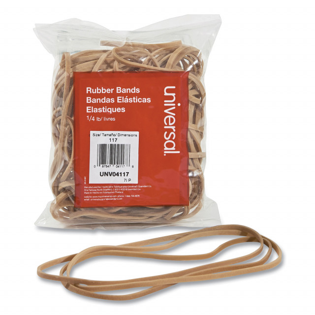 Rubber Bands, Size 117, 0.06