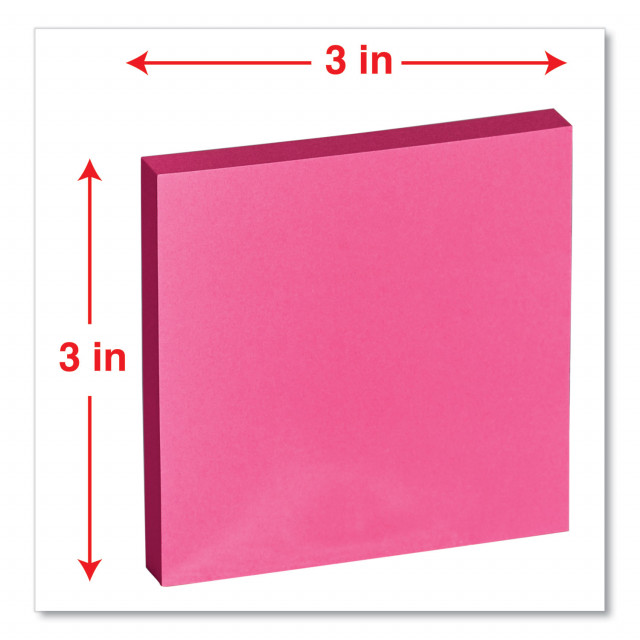 Self-Stick Note Pads - Neon - 2 x 3, Plain, 12 Pack Assorted Colors, NSN  7530-01-393-0103 - The ArmyProperty Store