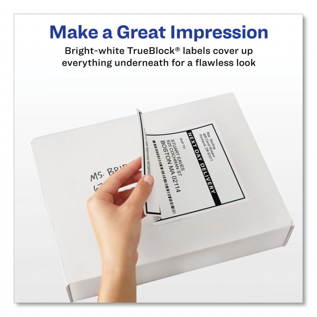 Avery® Shipping Labels w/ TrueBlock Technology, Inkjet ...