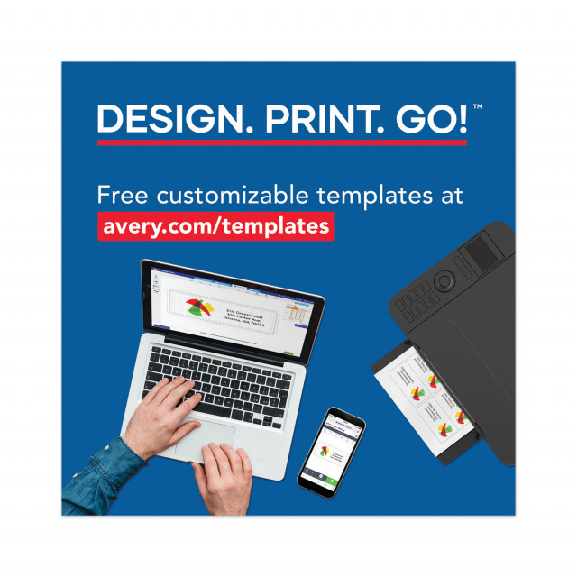 Avery® Copier Mailing Labels, Copiers, 1.38 x 2.81, White, 24 ...