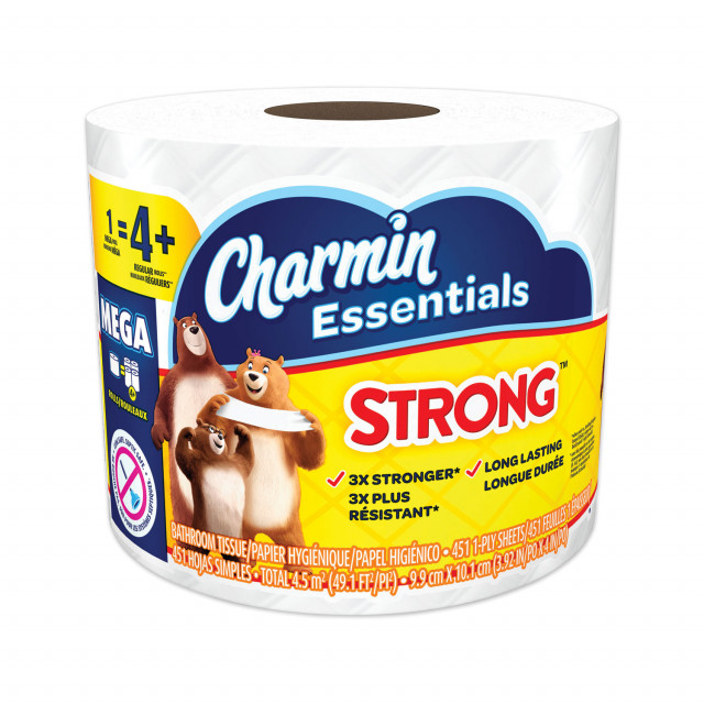 Charmin Essentials Strong Bathroom Tissue Septic Safe 1 Ply