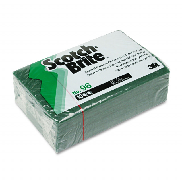 Box of 3M Scotch-Brite™ General Purpose Hand Pad, 9x6 Scuff Pad, RED –