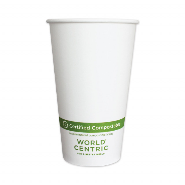 Paper Hot Cups, 16 oz, White, 1,000/Carton Paper Hot Cups, 16 oz, White, 1,000/Carton