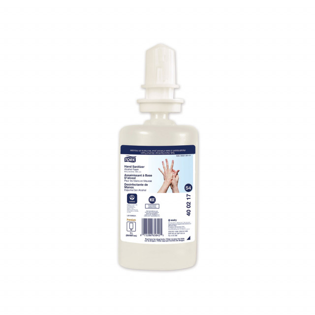 Premium Alcohol Foam Hand Sanitizer, 1 L Bottle, Unscented, 6/Carton