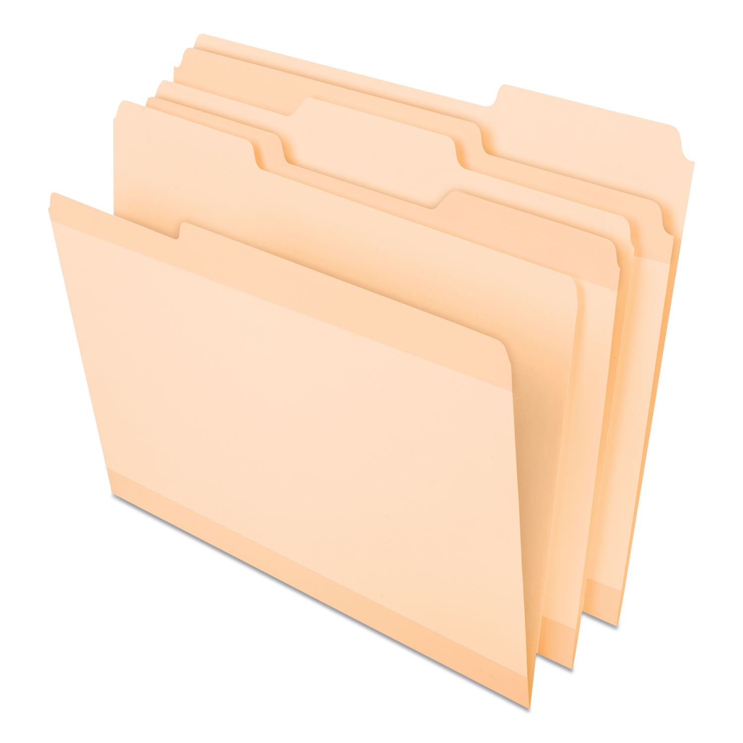 Size,　Pendaflex®　24/Pack　Quipply　1/3-Cut　Letter　File　Tabs,　Poly　Manila,　Reinforced　Folder,