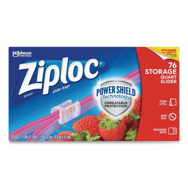 Slider Storage Bags, 1 qt, 5.88 Slider Storage Bags, 1 qt, 5.88