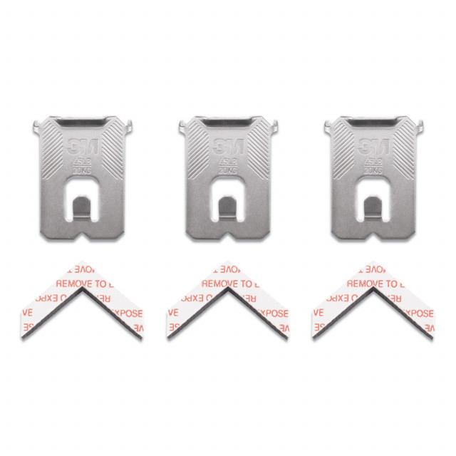 3M™ Claw Drywall Picture Hanger, Holds 45 lbs, 3 Hooks and 3 Spot Markers, Stainless  Steel