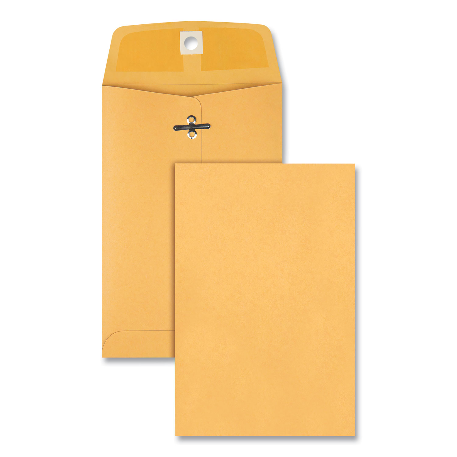 Quality Park™ Clasp Envelope, #35, Squar Flap, Clasp/Gummed