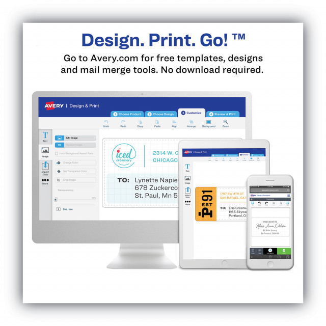 Avery® Waterproof Shipping Labels with TrueBlock and Sure ...