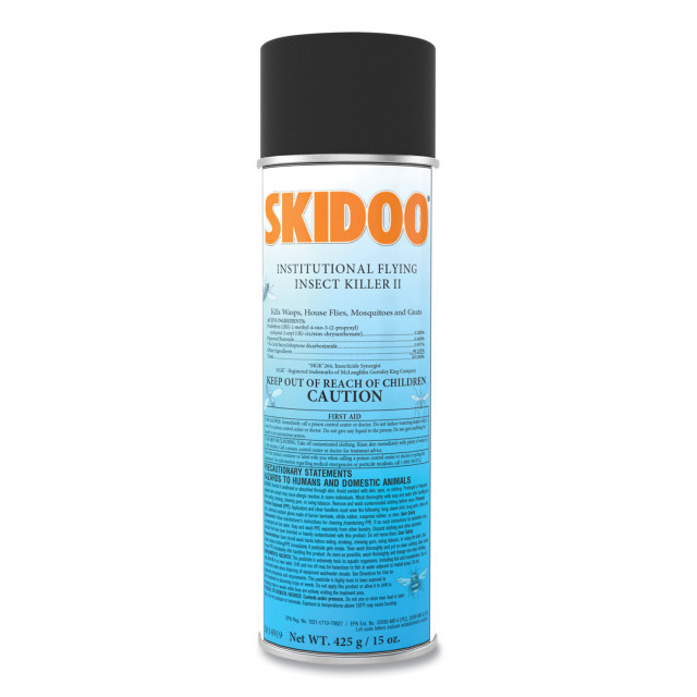 Skidoo Institutional Flying Insect Killer, 15 oz Aerosol Spray, 6/Carton Skidoo Institutional Flying Insect Killer, 15 oz Aerosol Spray, 6/Carton