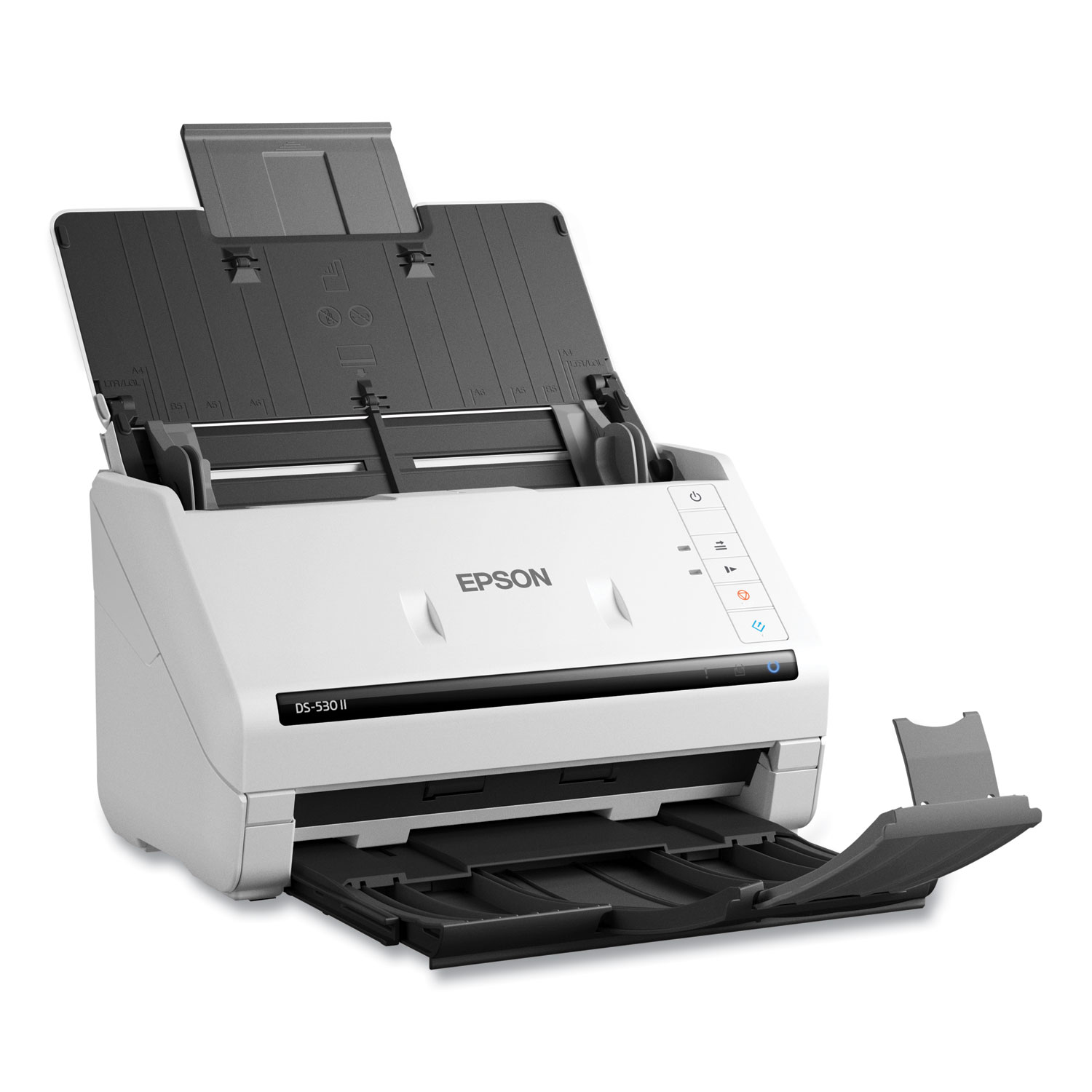 Epson® DS-530 II Color Duplex Document Scanner, 600 dpi Optical 