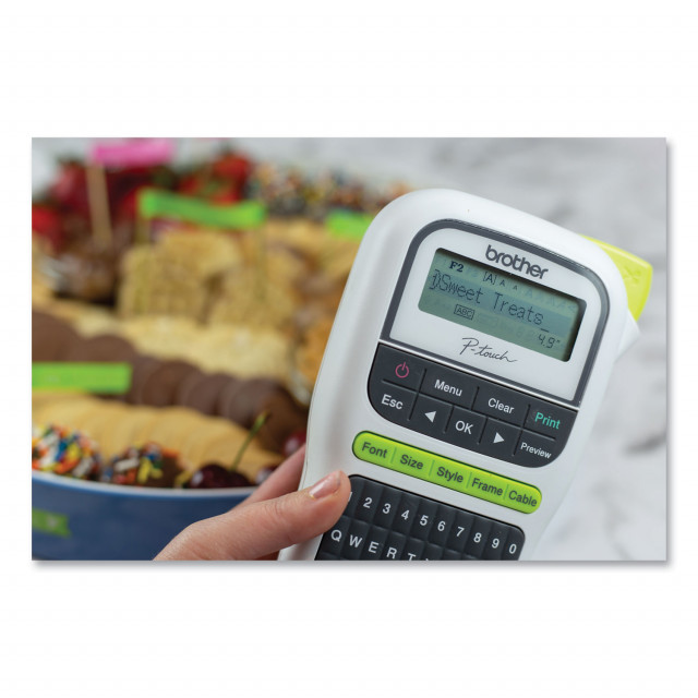 Brother P-Touch® PT-H110 Easy Portable Label Maker, 2 Lines, 4.5 x 