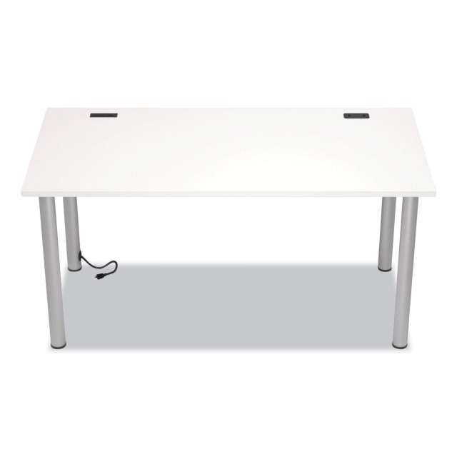 Desk with hotsell integrated power