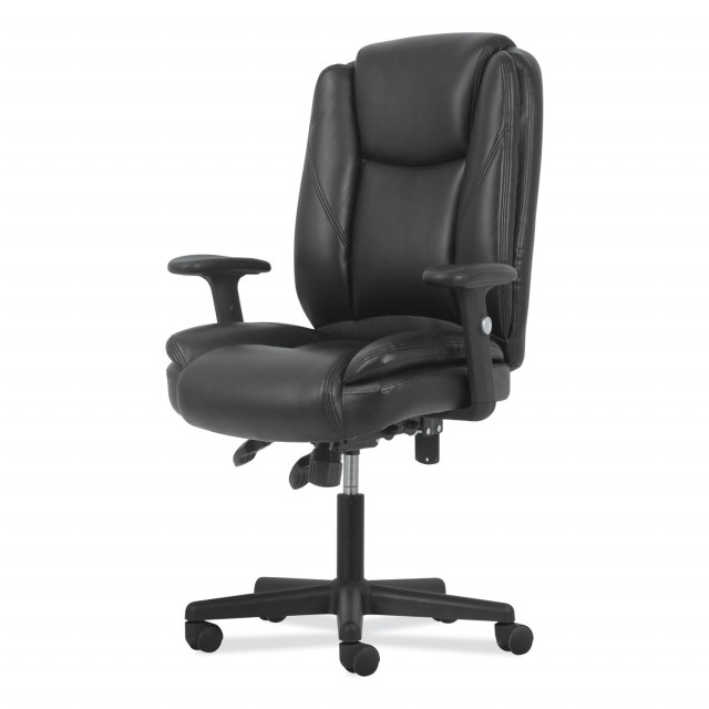 Sadie High-Back Executive Chair, Supports Up to 225 lb, 17 to 20 Seat  Height, Black