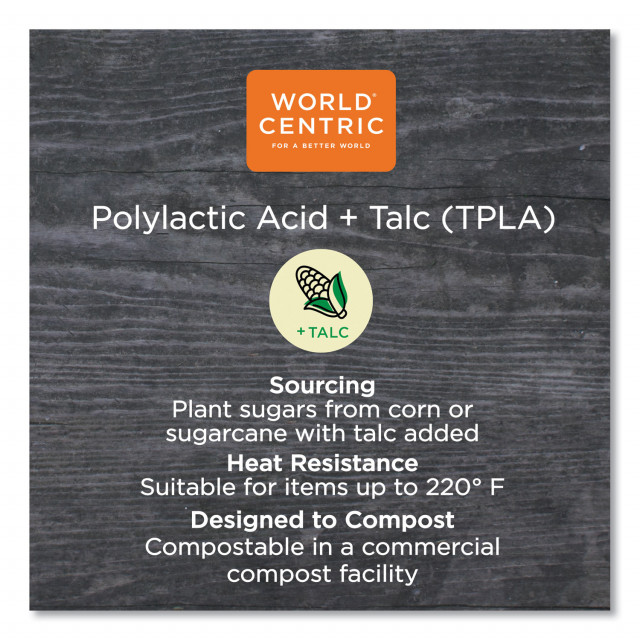 TPLA Compostable Cutlery, Knife, 6.7