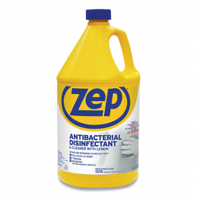 Antibacterial Disinfectant, Lemon Scent, 1 gal, 4/Carton Antibacterial Disinfectant, Lemon Scent, 1 gal, 4/Carton