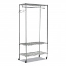 Alera Wire Shelving Garment Rack 40 Garments 48w x 18d x 75h