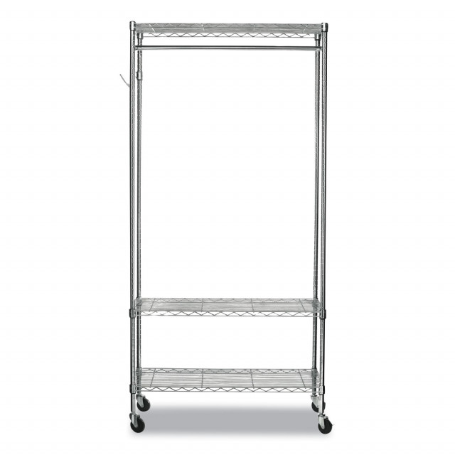 Alera wire shelving garment hot sale rack