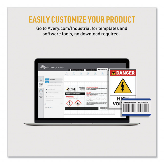 Avery® UltraDuty GHS Chemical Waterproof and UV Resistant ...