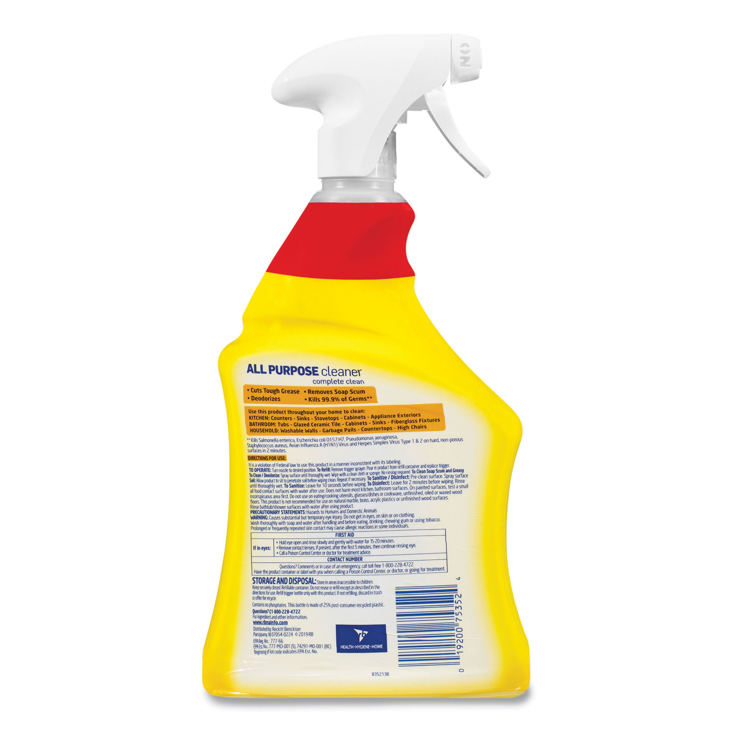 Lysol Lemon Breeze All Purpose Cleaner Spray - Shop All Purpose