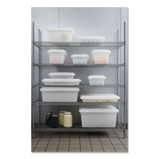 Rubbermaid Commercial Products 3509WHI Food & Tote Boxes 3.5 gal. - White