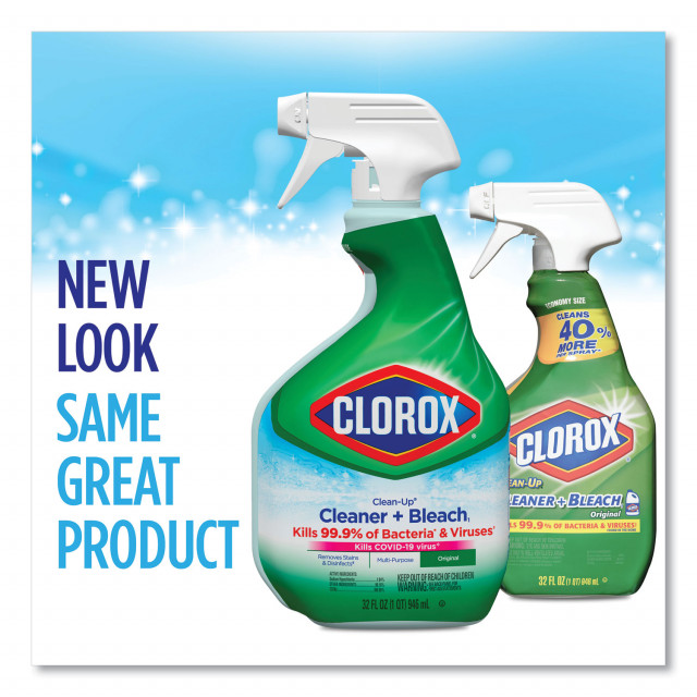 Clorox Clean Up Cleaner Bleach Original 32 oz Spray Bottle 9 Carton Quipply