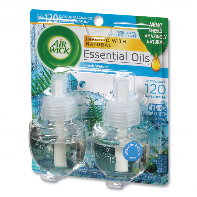 Scented Oil Refill, Fresh Waters, .67oz, 2/Pack, Sold as 1 Package Scented Oil Refill, Fresh Waters, .67oz, 2/Pack, Sold as 1 Package