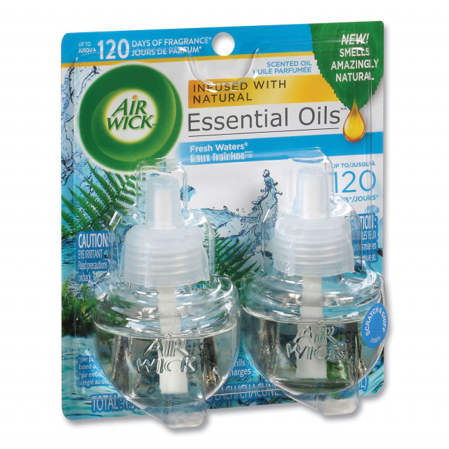 Scented Oil Refill, Fresh Waters, .67oz, 2/Pack, Sold as 1 Package Scented Oil Refill, Fresh Waters, .67oz, 2/Pack, Sold as 1 Package
