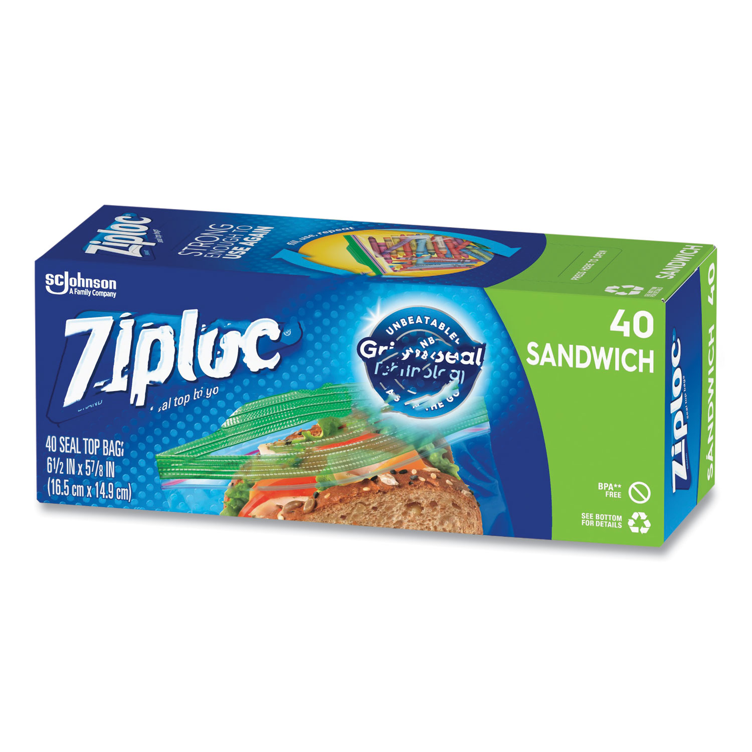 Ziploc® Sandwich Bags S-23777 - Uline
