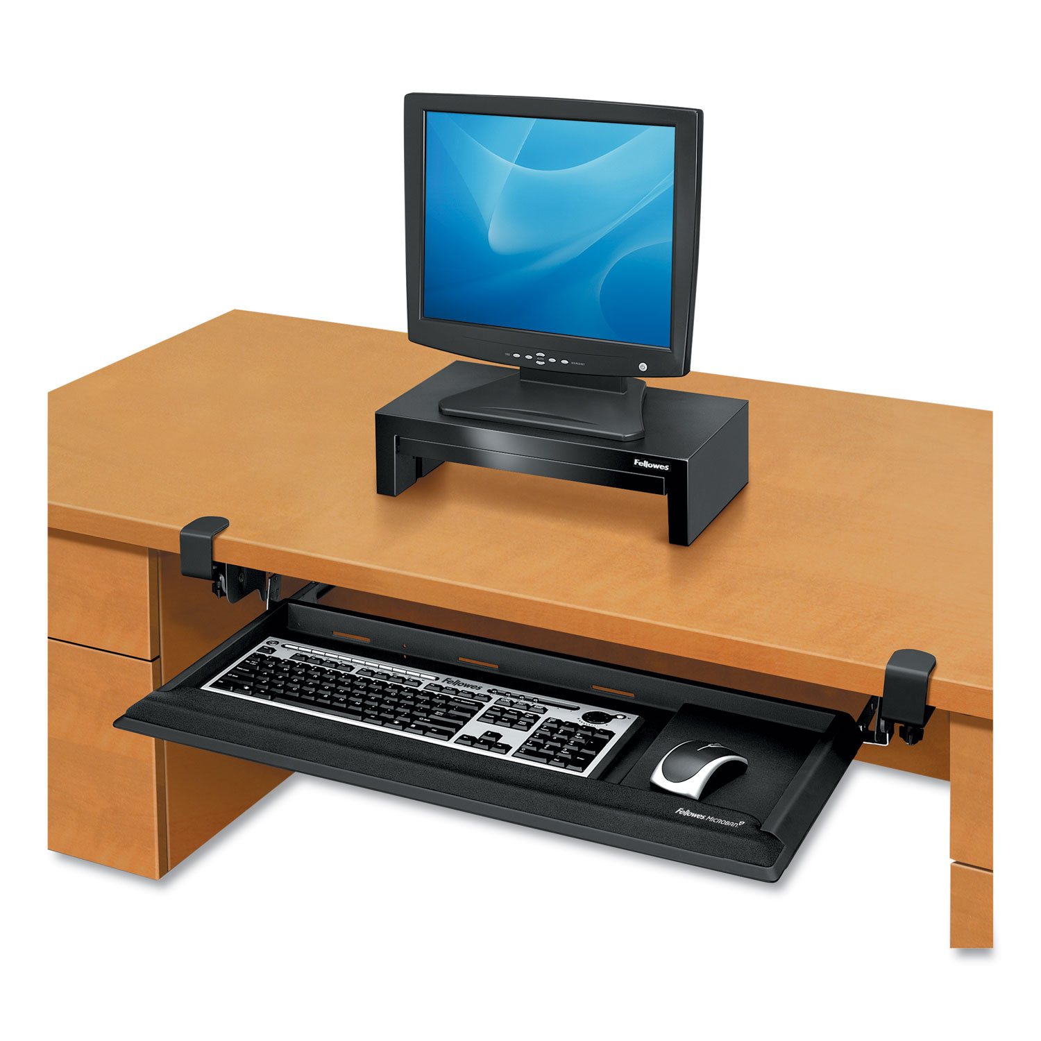 Fellowes® Designer Suites DeskReady Keyboard Drawer, 19.19w x 9.81