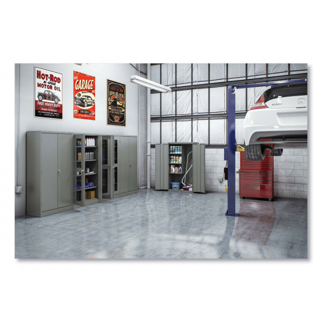Tennsco garage storage cabinets online