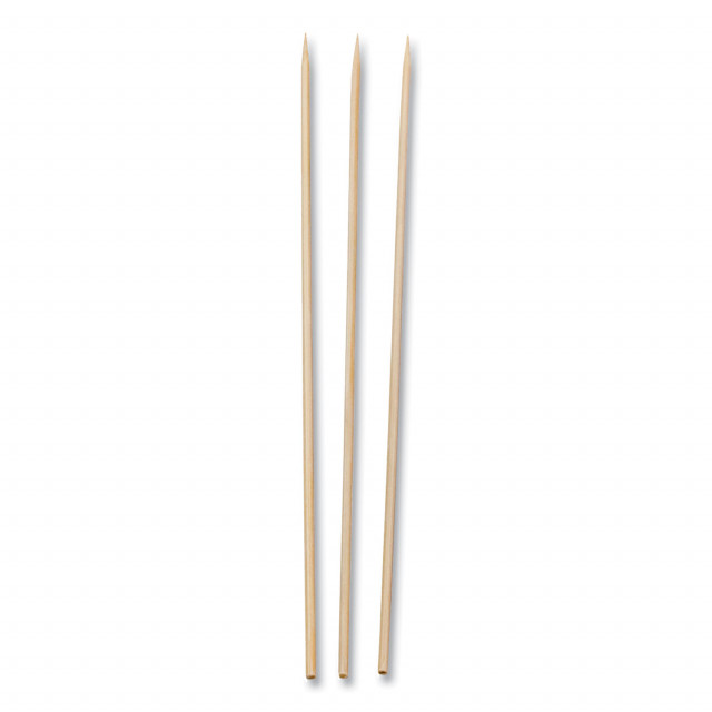Natural Bamboo Pointed Square Skewer - 10 1/2 - 1000 count box