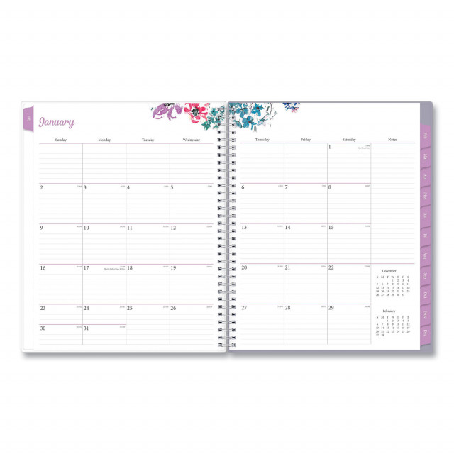 Blue Sky® Laila Create-Your-Own Cover Weekly/Monthly Planner, Wildflower  Artwork, 11 x 8.5, Multicolor Cover, 12-Month (Jan-Dec): 2022