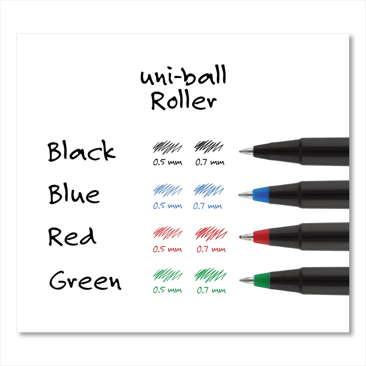 20 Pack Rolling Ball Pens, Quick-Drying Ink 0.5 mm Extra Fine Point Pe –  hhhouu