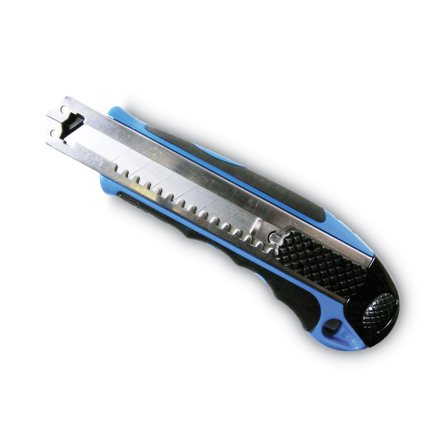 COSCO 091524 Box Cutter Knife w/Shielded Blade, Black/Blue - 091524
