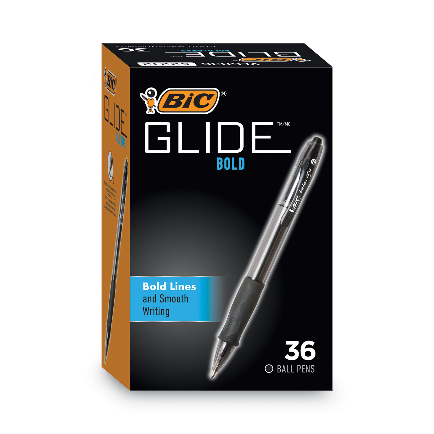 Bic Big Glide Pens (6 ct) + White-Out Mini - Crown Office Supplies