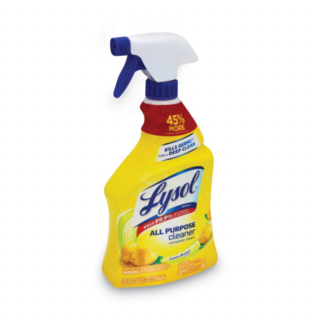 LYSOL Brand Ready to Use All Purpose Cleaner Lemon Breeze 32 oz Spray Bottle Quipply