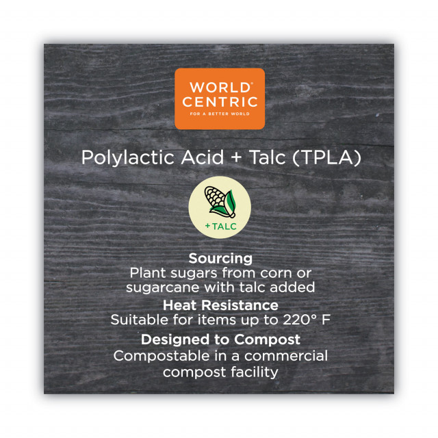 TPLA Compostable Cutlery, Knife, 6.7