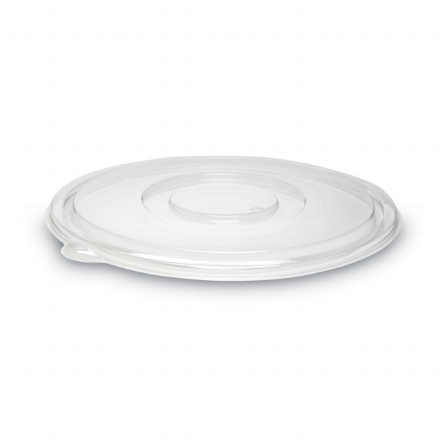 CaterLine Plastic Round Dome Lid, 14-Inch, Clear (25-Count)