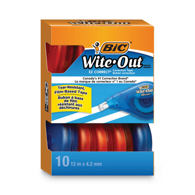 BIC® Wite-Out EZ Correct Correction Tape Value Pack, Non