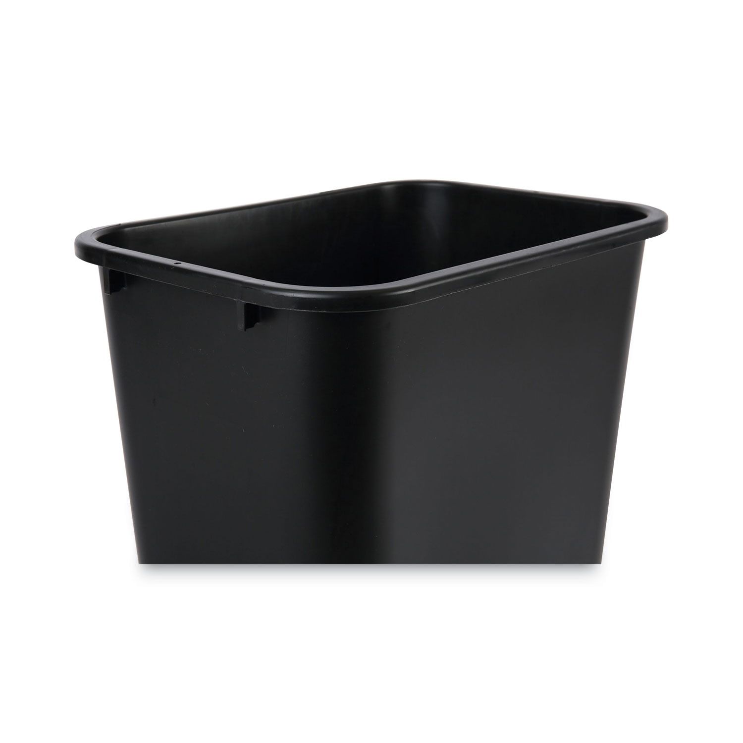 Focus Hospitality 9 Qt. Black Plastic Round Wastebasket Liner