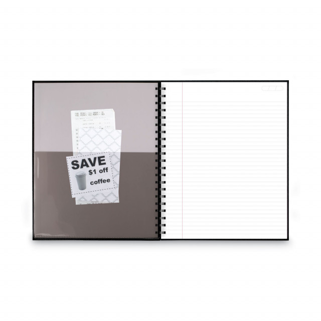 Mr. Pen- Spiral Notebook, Kraft Cover, 2 Pack, 80 Pages, Blank