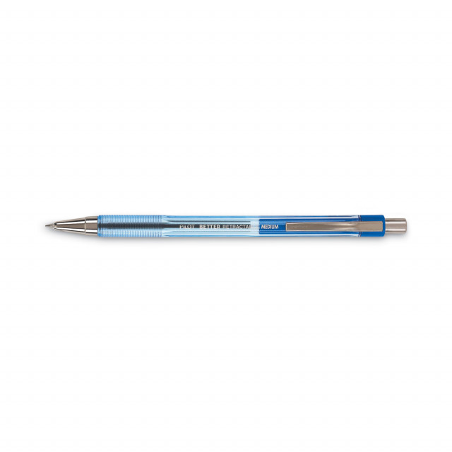 Pilot® Better Ballpoint Pen, Retractable, Medium 1 mm, Blue Ink