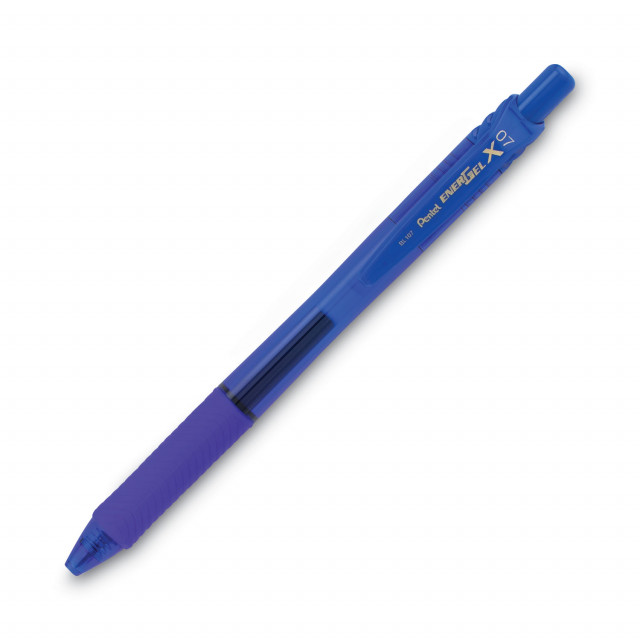 Pentel® EnerGel-X Gel Pen, Retractable, Medium 0.7 mm, Blue Ink