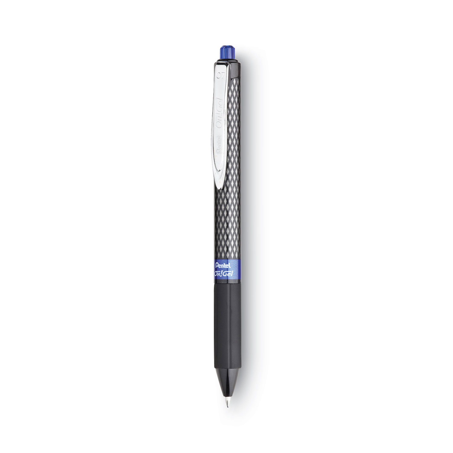 Pentel Wow! Gel Pen (K437) - Transparent Blue, Blue Ink, Medium