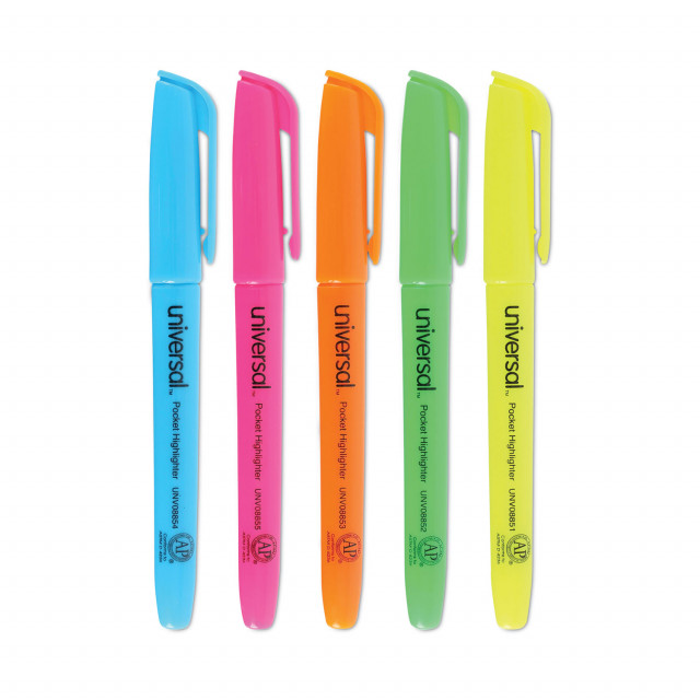 Sharpie® Tank Style Highlighters, Fluorescent Yellow Ink, Chisel Tip,  Yellow Barrel, 4/Set