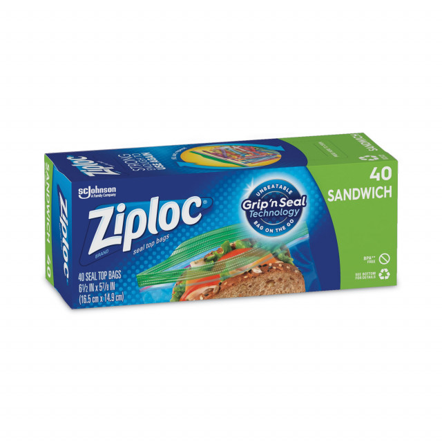 Resealable Sandwich Bags, 1.2 mil, 6.5